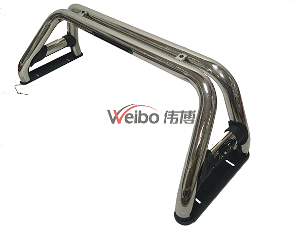 4x4 Flat base style with cross bar stainless steel roll bar 
