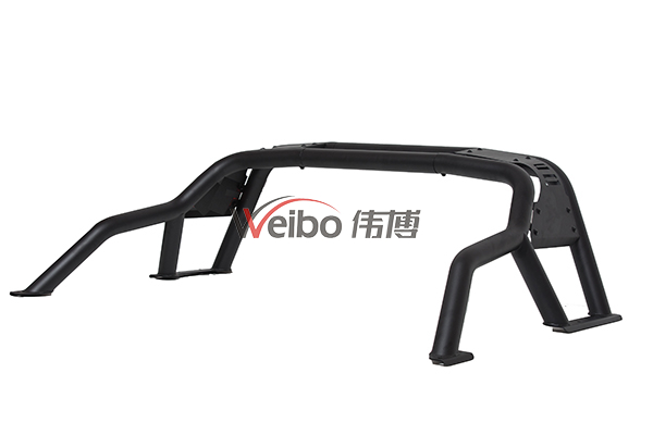 F2 Style Iron Steel Black Roll Bar for Toyota Hilux Revo/Vigo