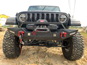 Texture Black Steel Front Bumper for Jeep Wrangler JL 2018+