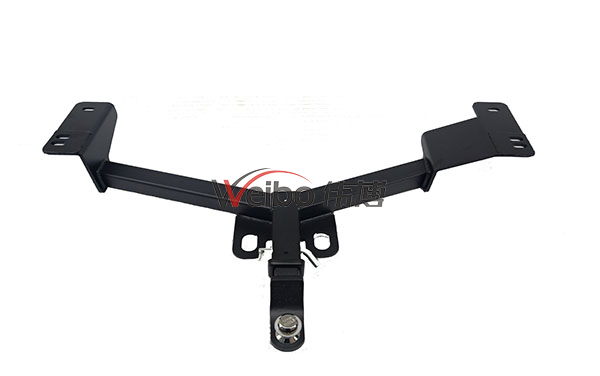 Black Steel Rear Tow Bar With Square Pipe