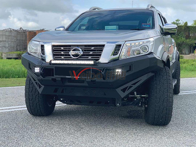 Iron Steel Black Good Fitting Black Front Bumper