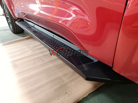 V4 Universal Black Steel Powder Coated Side Step for Isuzu D-max 2012+