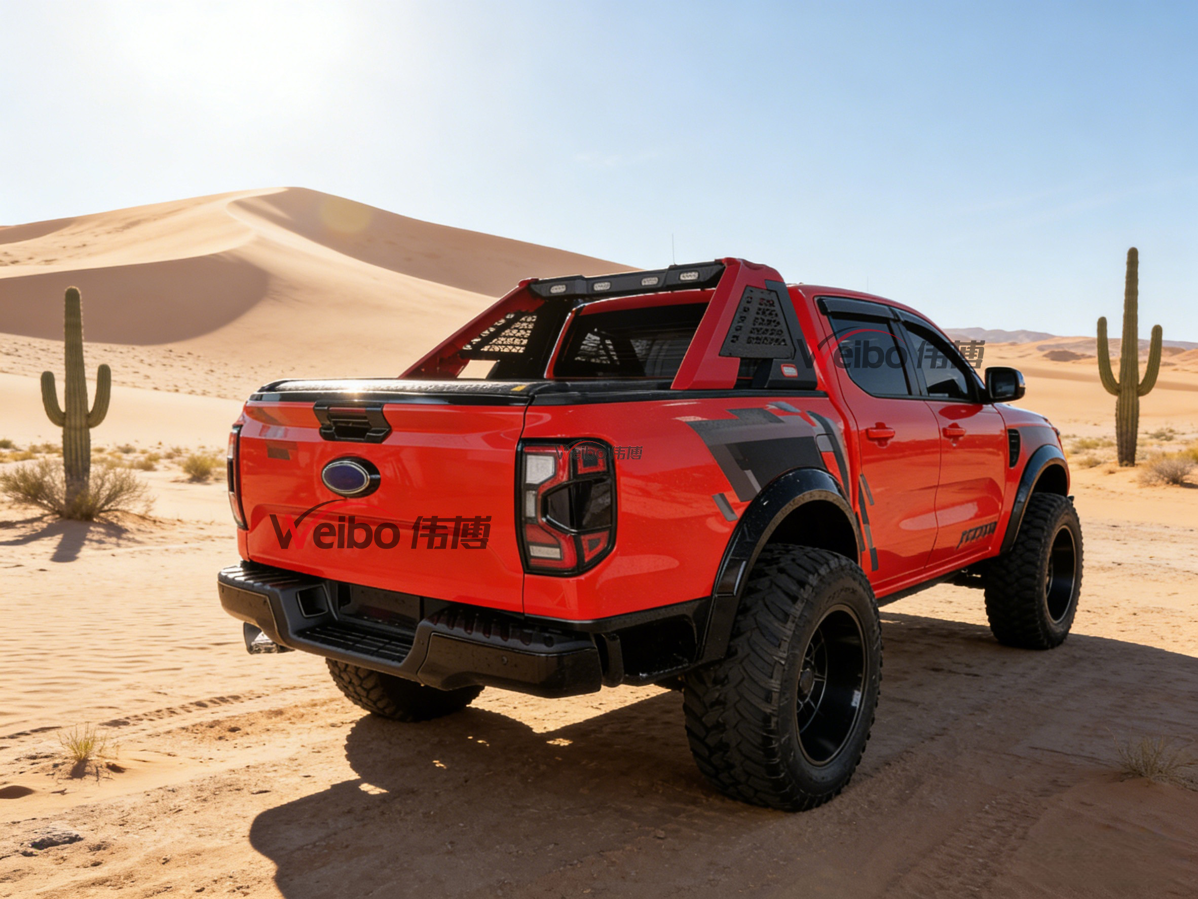 Universal F32 (Black King Kong) Style Light Texture Black Steel Roll Bar Sport Bar with Adjustable Lamp for DMAX/NP300/HILUX REVO/TACOMA/RANGER/COLORADO 