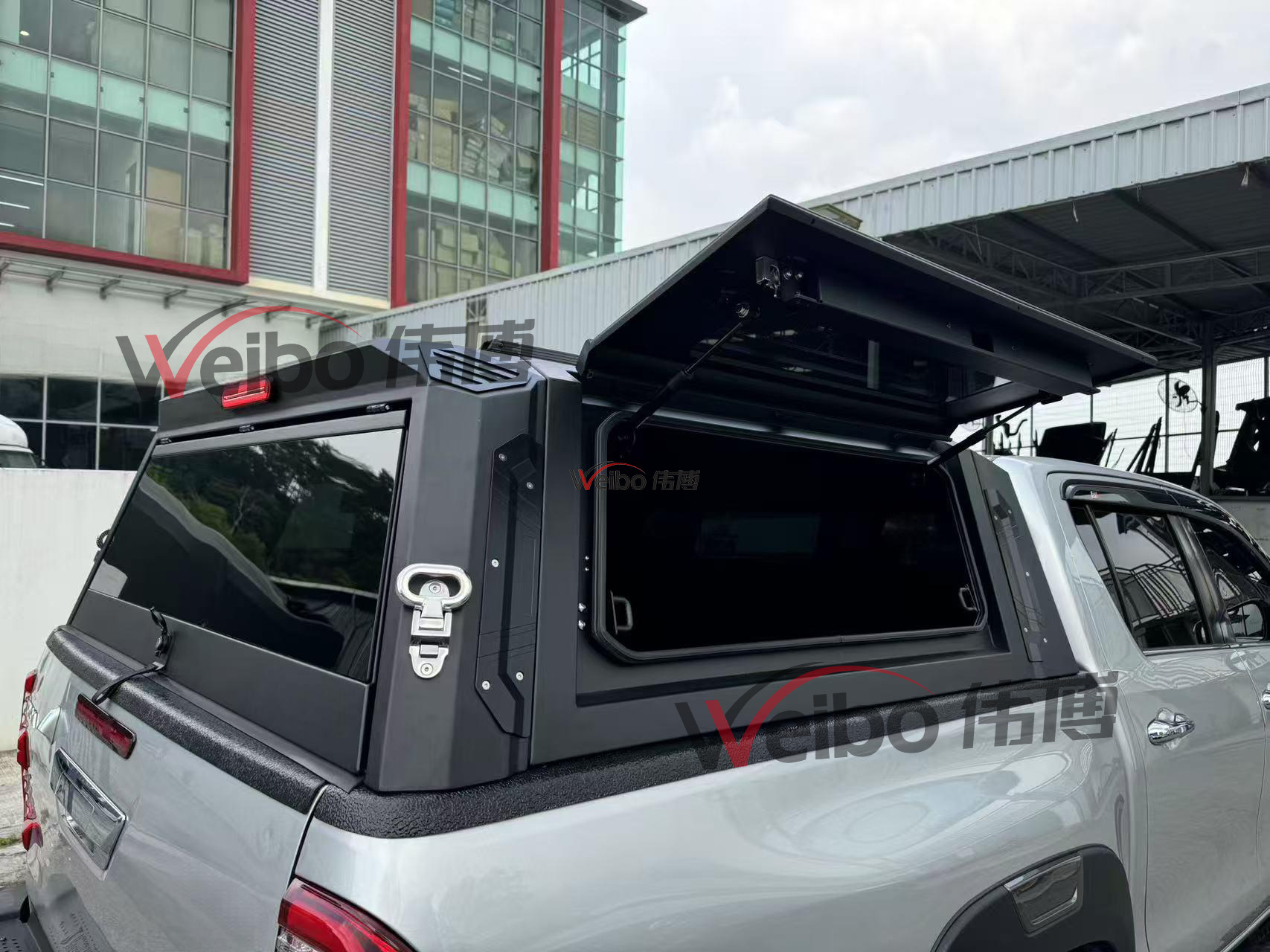 Q235A Steel Aluminum Light Texture Black Canopy for REVO 2015+