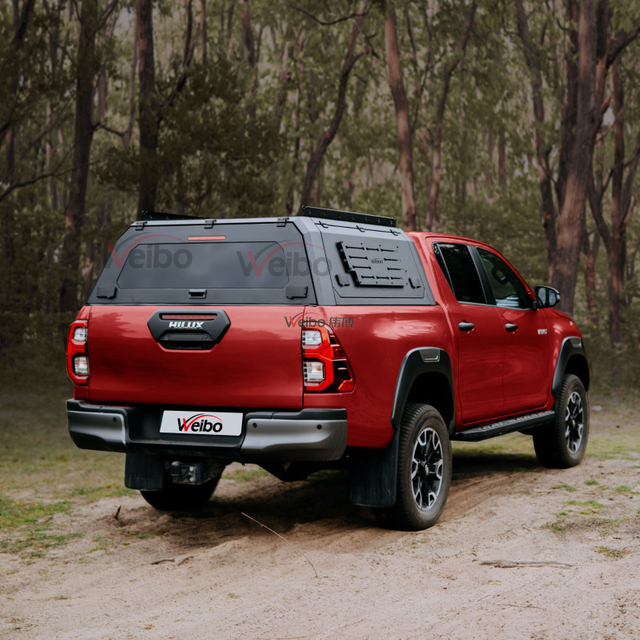Q235A Steel Aluminum Light Texture Black Canopy with Extension Plate for DMAX 2021+