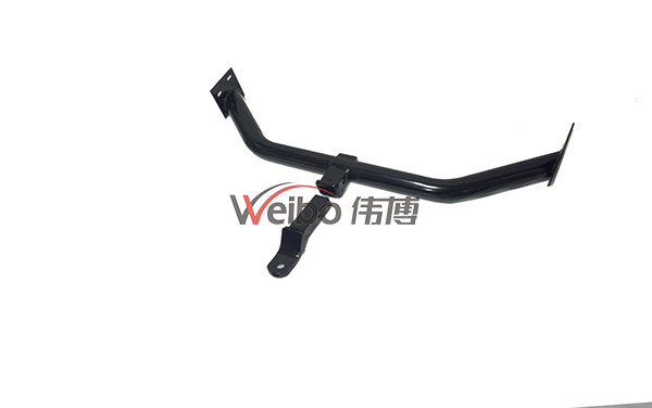 Black Steel Rear Tow Bar With Round Pipe