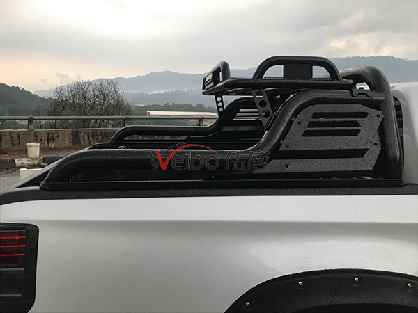 F4 Style Black Steel Rollbar Sport Bar for Toyota Hilux Vigo