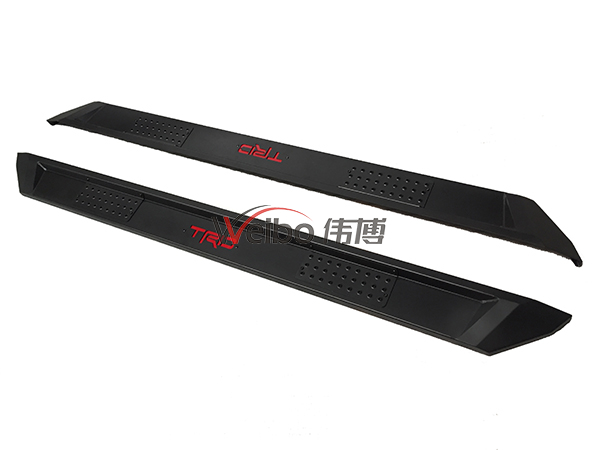 V4 Universal Light Texture Black Steel Side Step for Toyota Hilux Revo 2015+