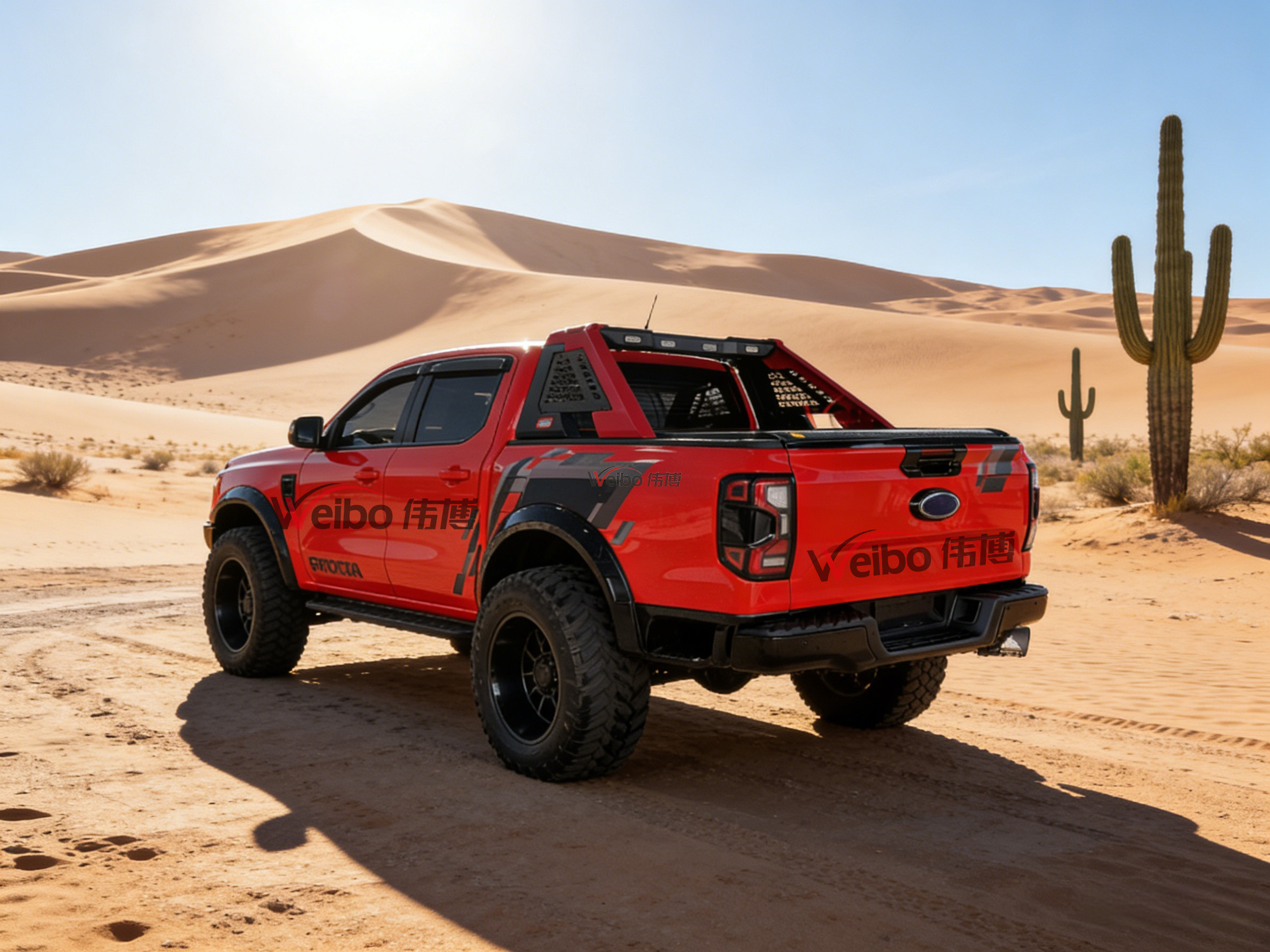 Universal F32 (Black King Kong) Style Light Texture Black Steel Roll Bar Sport Bar with Adjustable Lamp for DMAX/NP300/HILUX REVO/TACOMA/RANGER/COLORADO 