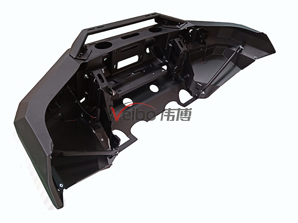 4x4 Car Accessories Black Iron Steel Front Bumper for TOYOTA Hilux Vigo