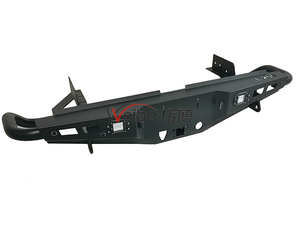 Customize 4x4 Black Iron Steel Rear Bullbar Bumper for Car