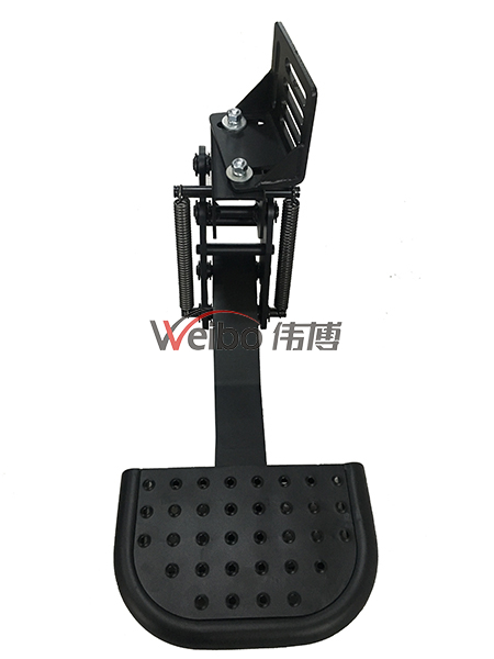 Light Texture Black Universal Iron Steel Rear Step for D-MAX 2015+