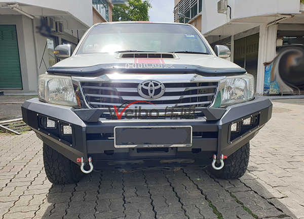 Easy Installation Strong Texture Black Front Bumper