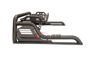 F4 Style Light Texture Black Steel Rollbar Sport Bar for Toyota Tundra 2007+