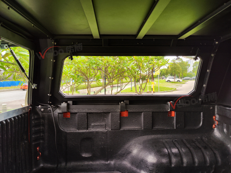 Q235A Steel Aluminum Light Texture Black Canopy for DMAX 2021+