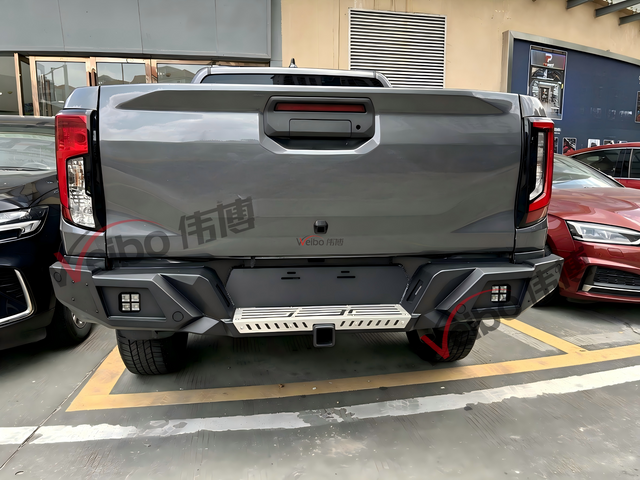 Heavy Duty Steel Rear Bumper for Hilux Travo 2026