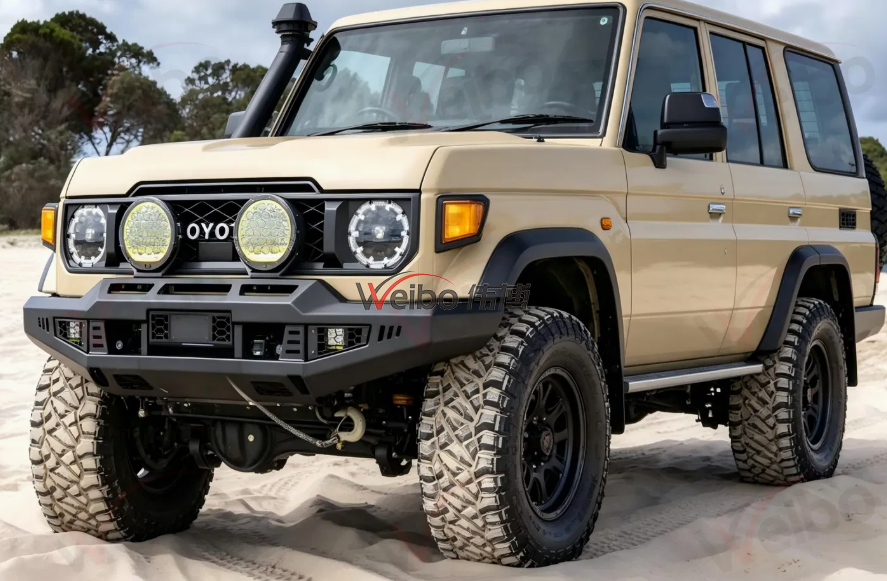 Heavy Duty Steel Front Bumper for Land Cruiser LC76 2025+